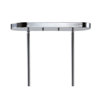 Doris 41" Linear Metal/Crystal LED Pendant - JONATHAN Y